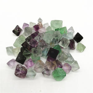 Quarzo caduto ghiaia cristallo Fluorite ottaedro guarigione pietra <span class=keywords><strong>di</strong></span> roccia per la decorazione domestica - Product Image 5