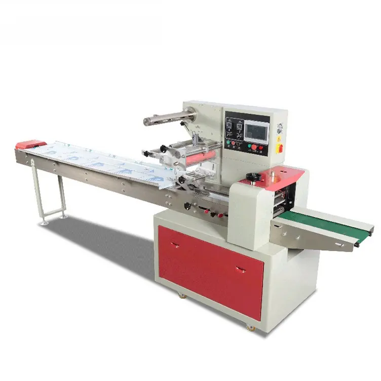 Fully Servo Horizontal Pouch Bread Packing Machine Food Pillow Packaging Machine horizontal packaging machine frozen food