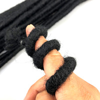 Estensioni per Dreadlock in Fibra Sintetica Resistente al Calore, Capelli Afro Crespi, Estensioni per Trecce Dreadlocks