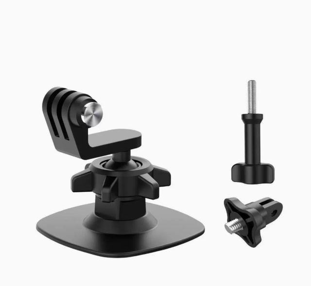 Flexible Universal Adhesive Helmet Mounting Bracket with Ball Head Base for Insta360 X5 X4