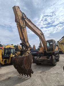 Original pintado Hyundai Robex 210W-9 excavadora de ruedas usadas 21 toneladas Corea del Sur pala mediana R210 DX210 excavadora de ruedas barata - Product Image 6