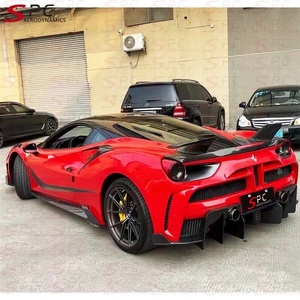 Kit <span class=keywords><strong>de</strong></span> Carrocería Estilo SPC MS para <span class=keywords><strong>Ferrari</strong></span> <span class=keywords><strong>488</strong></span> <span class=keywords><strong>GTB</strong></span>, Kit <span class=keywords><strong>de</strong></span> Carrocería Aerodinámico para <span class=keywords><strong>Ferrari</strong></span> <span class=keywords><strong>488</strong></span> Spyder, Kit <span class=keywords><strong>de</strong></span> Alerón Trasero para Modificación <span class=keywords><strong>de</strong></span> Automóviles - Product Image 5