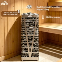 OEM/ODM/OBM, Poêle de sauna électrique WiFi APP 5KW-9KW de haute qualité avec panneau de commande intelligent et étanche pour sauna