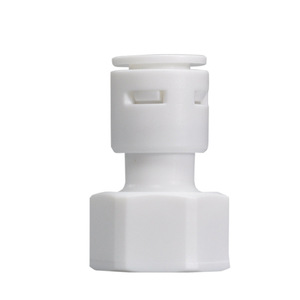 Conector para purificador de agua, rosca interna de 4 puntos a adaptador recto de 3 puntos para sistema de agua pura en cocina y baño - Product Image 1