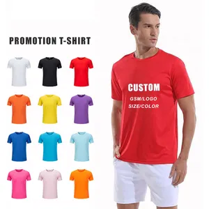 Plain Quick Dry Marathon Running T-shirt Men Wholesale Promotion T Shirts Political Election Campaign Plain Tshirts For Printing