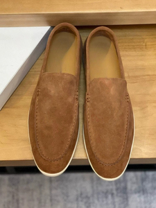 Nuevos <span class=keywords><strong>Mocasines</strong></span> Europeos y Americanos de Suela Plana, <span class=keywords><strong>Zapatos</strong></span> de Hombre de Estilo Casual con Punta Descubierta, <span class=keywords><strong>Zapatos</strong></span> de Mujer de Suela Blanda <span class=keywords><strong>para</strong></span> Viajes Diarios y Negocios - Product Image 2