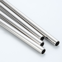 Ensemble de pailles en acier inoxydable de qualité alimentaire, personnalisables, réutilisables, élégantes et lavables, pour bars, fêtes et cadeaux