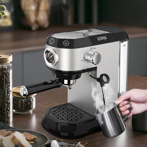 Machine à expresso Winningstar 1,0 L semi-automatique avec mousseur à lait pour usage domestique - Product Image 3