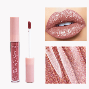 Brillo Labial Multicolor con Purpurina al por Mayor OEM/ODM, Lápiz Labial de Larga Duración con <span class=keywords><strong>Efecto</strong></span> Voluminizador, Hidratante y Brillante - Product Image 4