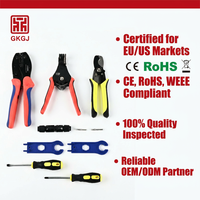 Kit de Herramientas Manuales para Instalación de Cables Solares Fotovoltaicos con Herramientas de Corte y Crimpado, Estuche Flexible de Acero al Carbono OEM