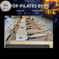 Camas de Pilates Reformer de la serie C personalizables más populares del fabricante de China Extensor de plataforma de madera de arce en uno