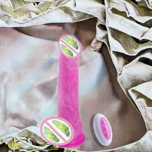 Vibratore Dildo Riscaldante Anale/Vaginale in Silicone 100% Impermeabile con Telecomando per Donne, Giocattolo Sessuale per Adulti 390g - Product Image 3