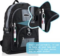 Stylo bille promotionnel 4-en-1 multicolore avec crochet, impression personnalisée du logo de la marque, stylo original pour événements professionnels