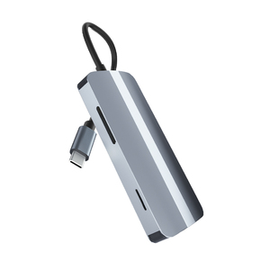 7 trong 1 Docking Station USB3.0 + USB2.0 * 2 + HDTV + USB-C PD sạc + 100Mpbs cổng Ethernet USB HUB 3.0 Splitter 7 cổng USB trung tâm dữ liệu - Product Image 4