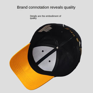 قبعة بول رسمية بحافة منحنية من القطن الخالص من 6 ألواح للرجال والنساء أغطية مخصصة للسلع الأصلية - Product Image 5