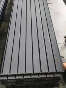 Panel de Pared y Techo 3D de PVC Laminado con Diseño de Madera, Negro, 30CM 25CM, Venta Directa de Fábrica - Product Image 2