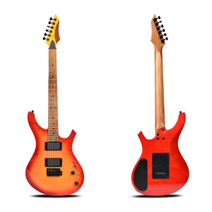Guitare OEM personnalisée à 6 cordes avec micros HH, touche en érable, corps plein et chevalet fixe pour le rock - Product Image 4