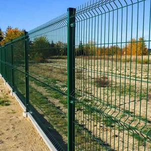 Juego <span class=keywords><strong>de</strong></span> vallas 3D triangulares <span class=keywords><strong>de</strong></span> PVC para jardín, con brazos rectangulares grises <span class=keywords><strong>de</strong></span> hormigón para fijación lateral al agua, 50*200mm, hierro 4x8 - Product Image 2