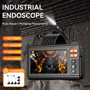 C50 Atacado Portátil 5 Polegada Impermeável Endoscópio Industrial 8mm Tubo Rígido Vídeo Borescope Inspecionar Câmera Ferramentas de Reparo de Esgoto - Product Image 2