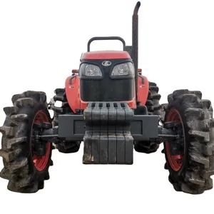 Precio barato usado Tractor Japón 4x4 Kubota motor diésel 70HP máquina agrícola con uso multifunción