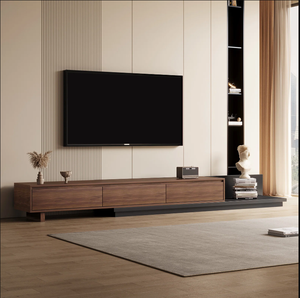 <span class=keywords><strong>Meuble</strong></span> <span class=keywords><strong>TV</strong></span> pour téléviseur de <span class=keywords><strong>100</strong></span> pouces avec étagères de rangement, <span class=keywords><strong>meuble</strong></span> <span class=keywords><strong>TV</strong></span> de style industriel moderne pour salon - Product Image 2