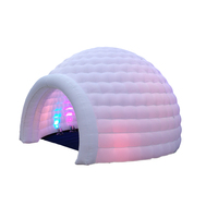 Tente dôme gonflable géante pas chère pour événements en plein air, imperméable et durable, diamètre 10m