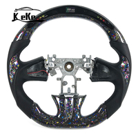 Volant en fibre de carbone fragmentée multicolore personnalisé de haute qualité et écran d'affichage LED pour Infiniti Q50 Q60 2014-2017