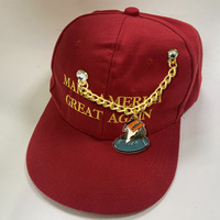 Badge en métal émaillé avec logo personnalisé et chaîne décorative pendante pour casquettes de baseball et accessoires de chapeaux