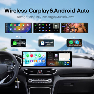Écran interactif double 10,1 pouces Foforfor pour Hyundai Santa Fe 2019-2020 Android 15 <span class=keywords><strong>Carplay</strong></span> sans fil DSP GPS Autoradio Stéréo OEM - Product Image 3
