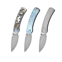 PioneerEDC M390 Titan-Griff Klappmesser mit Glatter Klinge Premium Taschenmesser mit Individuellem Logo Kleines Taktisches Messer Großhandel China
