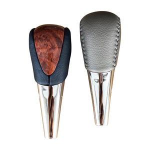 Sirui – pommeau de levier de vitesse ergonomique en cuir et bois pour Toyota Camry Highlander - Product Image 1