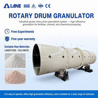 Granulateur rotatif à tambour LANE pour pierre calcaire, équipement de granulation d'engrais minéraux, fournisseur pour usines industrielles