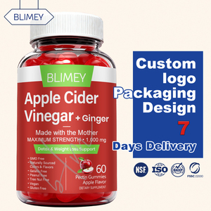 Gomitas de Vinagre de <span class=keywords><strong>Sidra</strong></span> de Manzana de Marca Privada OEM Halal Vitaminas Keto Gomitas de ACV - Product Image 1