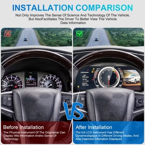 12.3" <b>Car</b> LCD Dashboard <b>for</b> Toyota Innova 2016-2023 Digital Cluster Instrument Auto <b>Speedometer</b> Virtual Cockpit Tachometer - Product Image 5