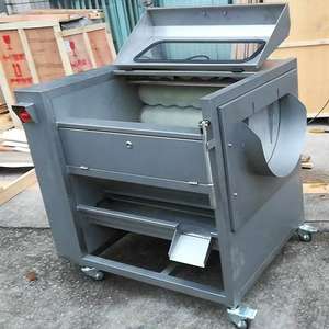 Industrielle Wasch- und Schälmaschine für Kartoffeln, Karotten und Ingwer aus Edelstahl zum Fabrikpreis - Product Image 3