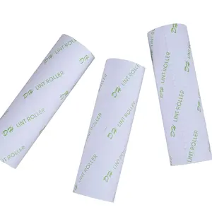 China supplier best selling hotel cleaning dust 16cm 60 layers 3 pcs adhesive sticky paper pet hair lint roller refills