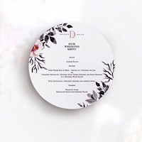 Support acrylique signe Table Menu présentoir acrylique fête mariage Table Menu arc plat acrylique signe de mariage support