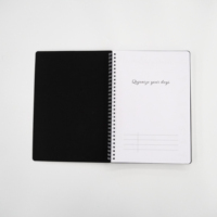 Carnet de notes, agenda, planificateur, journal à spirales avec logo personnalisé, couverture rigide, agenda 2027 pour étudiants, école, bureau