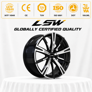 ล้อแม็กซ์ LS8131 ขนาด 18" 19" 20" 5x120 5x112 สีดำเงา หน้าเจียร ผลิตจากโรงงาน OEM สำหรับ Mercedes Benz C-Class E-Class - Product Image 3