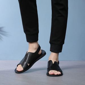 Sandalias Zoris para Hombre, Chanclas, Pantuflas, Zapatos de Playa, Senderismo, Deportivos, de Cuero, Planos, Transpirables, Hechos a Mano - Product Image 1