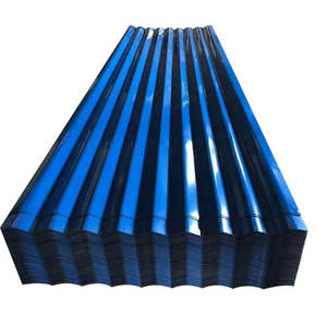 Tôle d'acier ondulée GI de qualité supérieure, prix compétitif, grade Dx51d, revêtement Z41-Z60, épaisseur 0,14-0,20 mm - Product Image 1