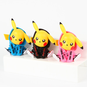 Vente directe usine : Figurines d'<span class=keywords><strong>action</strong></span> <span class=keywords><strong>Pikachu</strong></span> en PVC japonais, échelle 1/100, faites à la main, pour décoration de voiture, vente en gros - Product Image 3
