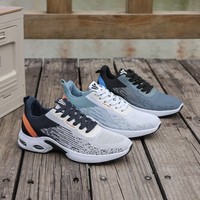 Chaussures de sport décontractées à lacets pour hommes, modèle Printemps 2026, à semelle souple, à rayures, monocouche – Vraiment recommandables