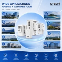 Système de stockage d'énergie hybride pour réseau électrique, application flexible, installation facile, 125 kW, 261 kWh, stockage d'énergie solaire commercial et industriel