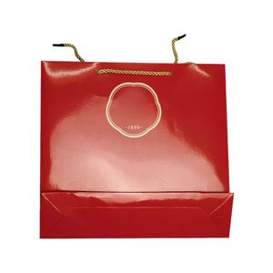 Sacs en papier d'art de luxe personnalisés avec logo pour emballage de bijoux, cadeaux, chaussures et vêtements, recyclables, pour boutiques et vente au détail - Product Image 3