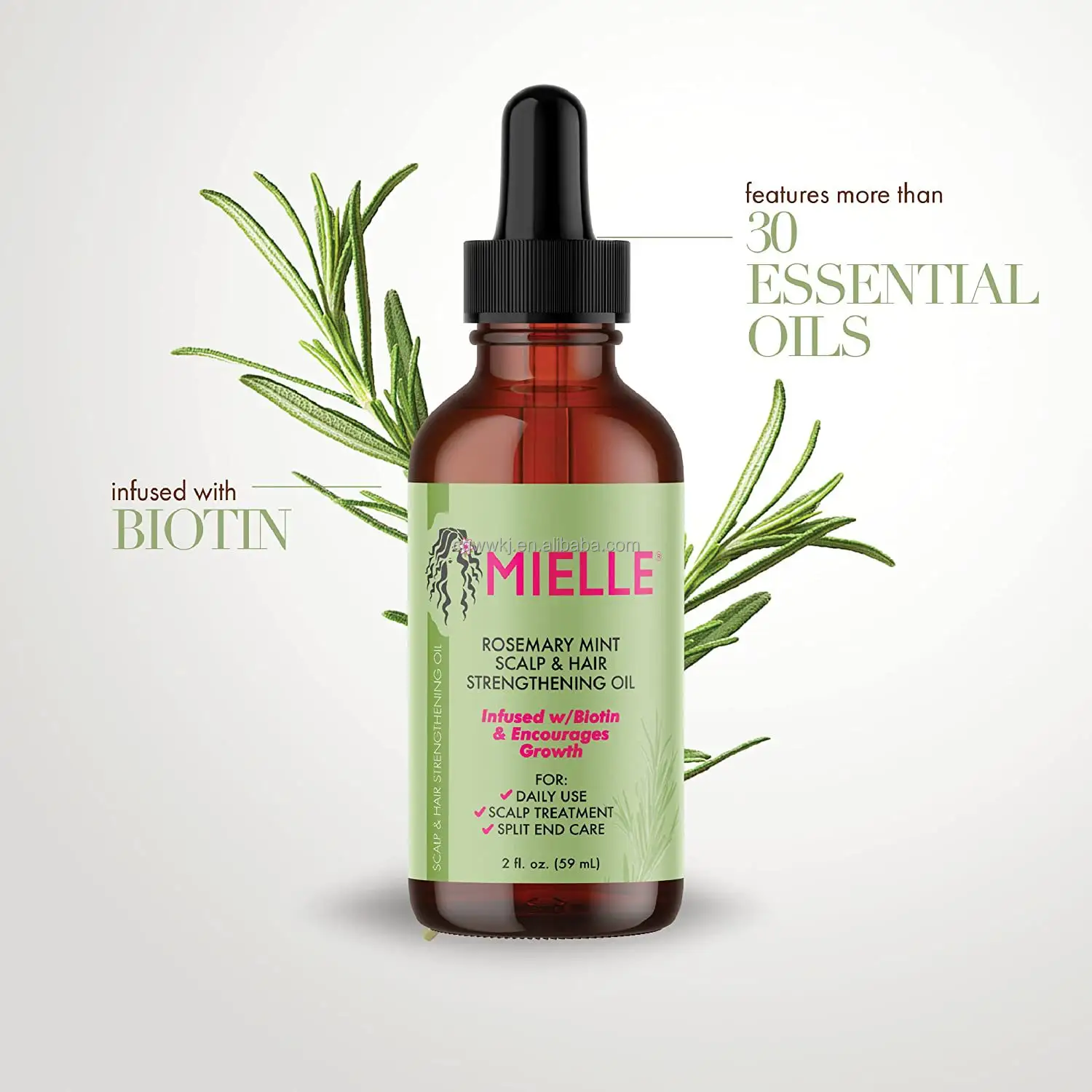 Mielle Best Hair Serum Mielle Rosemary Mint Strong Hair Oil 59ml Mielle Hair Oil 59ML