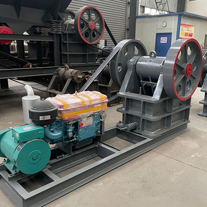 Concasseur à mâchoires Upsen à moteur diesel mobile de petite taille à haute efficacité pour le concassage de pierres - Product Image 4