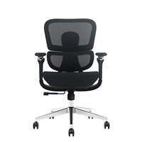 Nouvelle Chaise de Bureau Ergonomique en Aluminium Premium, Fauteuil de Direction Inclinable Confortable, Chaise Gamer Pivotante pour Ordinateur, Chaise de Bureau Exécutive en Maille
