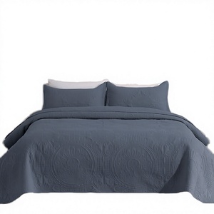 Cubrecama Acolchado Ligero de Poliéster/Algodón DUJUIKE, Multiusos para Todas las Estaciones, <span class=keywords><strong>135</strong></span> cm, Cubrecama Estampado para Cama Doble - Product Image 3