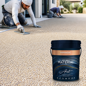 Revestimiento Integrado Antideslizante <span class=keywords><strong>de</strong></span> Resina Lavable <span class=keywords><strong>para</strong></span> <span class=keywords><strong>Paredes</strong></span> y Suelos, Piedra <span class=keywords><strong>de</strong></span> Guijarro con Protección UV <span class=keywords><strong>para</strong></span> Caminos y <span class=keywords><strong>Terrazas</strong></span> - Product Image 1